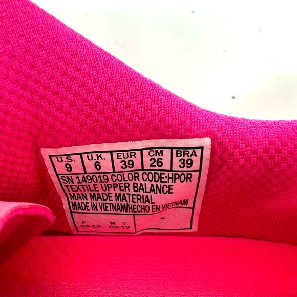 Skechers Size 9 Sneakers Pink Memory Foam Air Cooled Lace Up Running Comfort - Picture 9 of 10